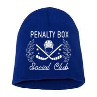 Penalty Box Social Club Ice Hockey Game Day Ice Hockey Mom Gift Short Acrylic Beanie