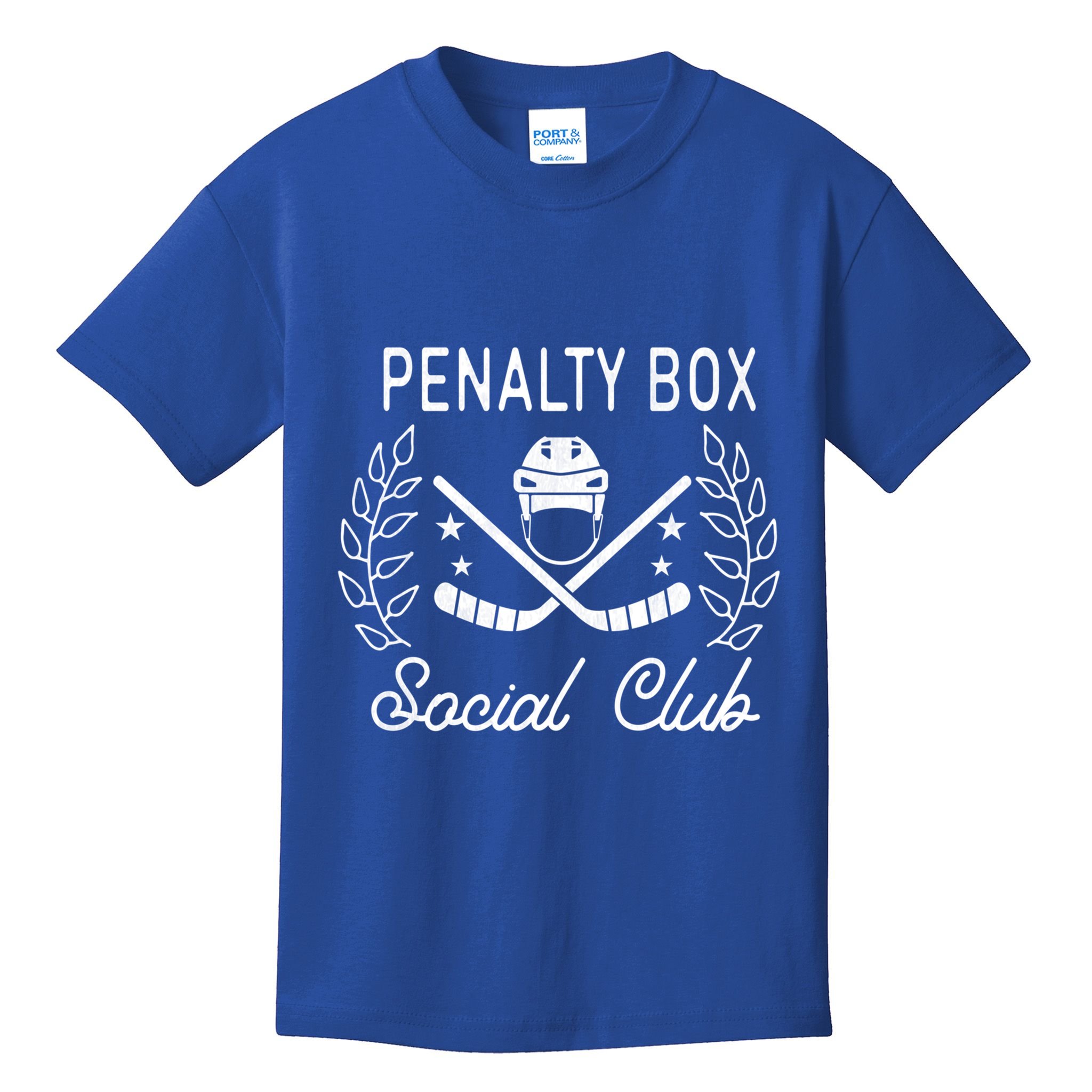Penalty Box Social Club Ice Hockey Game Day Ice Hockey Mom Gift Kids T-Shirt
