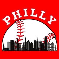 Philly Baseball Shirt Philadelphia Baseball PA Cityscape Skyline Womens Tank Top