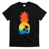 Pineapple Summer Sunset Beach T-Shirt