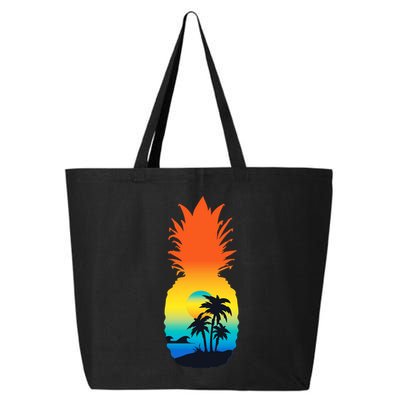 Pineapple Summer Sunset Beach 25L Jumbo Tote