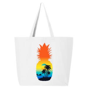 Pineapple Summer Sunset Beach 25L Jumbo Tote