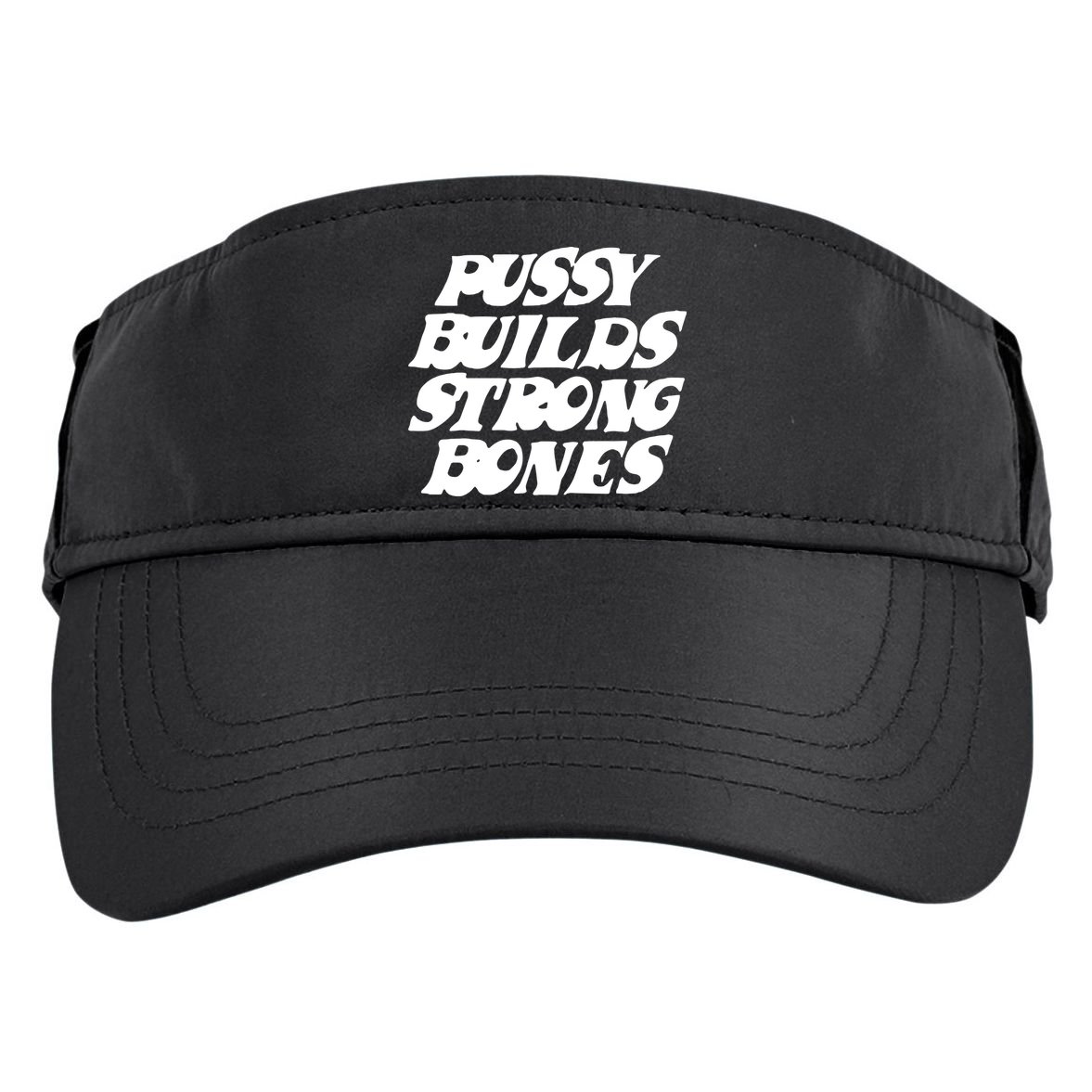 Pussy Builds Strong Bones Adult Drive Performance Visor