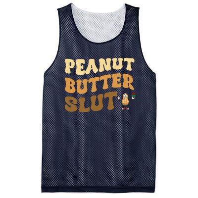 Peanut Butter Slut Funny Peanut Butter Lover Gifts Mesh Reversible Basketball Jersey Tank