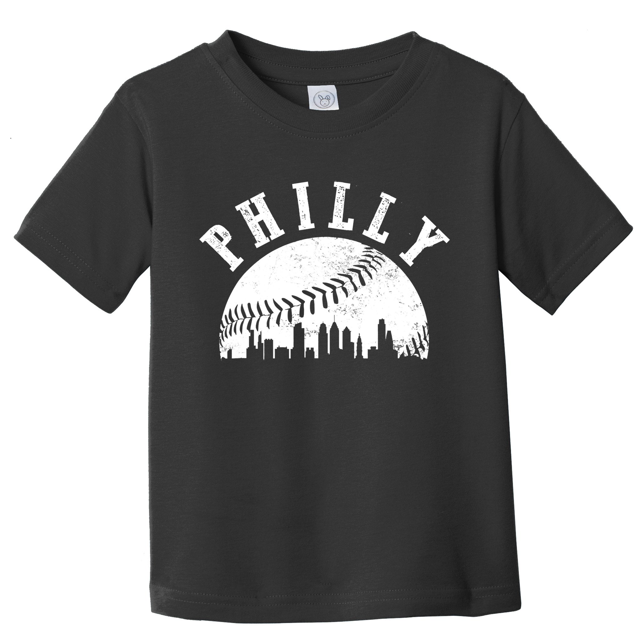 Philly Baseball Sports Skyline Illustration Cityscape Toddler T-Shirt