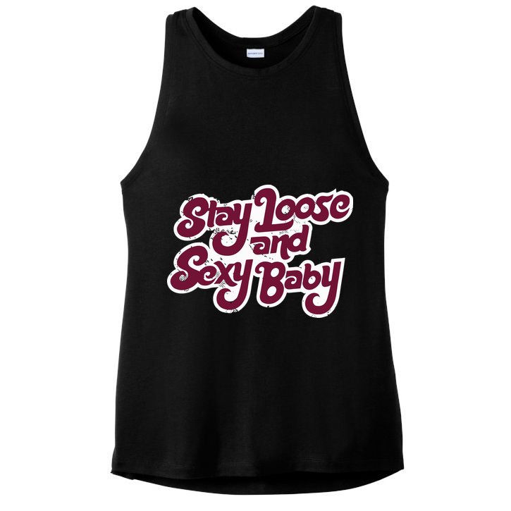 Philadelphia Baseball Stay Loose And Sexy Ladies PosiCharge Tri-Blend Wicking Tank