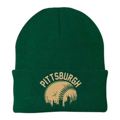 Pittsburgh Baseball Skyline Pennsylvania Player Coach Fan Knit Cap Winter Beanie