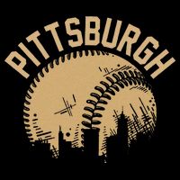 Pittsburgh Baseball Skyline Pennsylvania Player Coach Fan Cooling Performance Crew T-Shirt