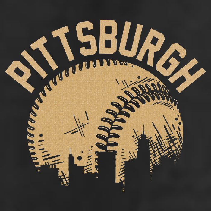 Pittsburgh Baseball Skyline Pennsylvania Player Coach Fan Adult Drive Performance Visor