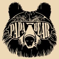 Papa Bear Sunglasses Father's Day Dad Grandpa Drawstring Bag