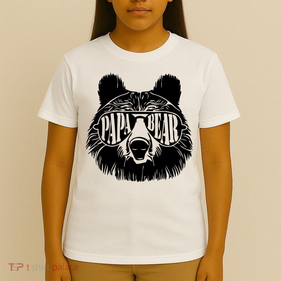 Papa Bear Sunglasses Father's Day Dad Grandpa T-Shirt