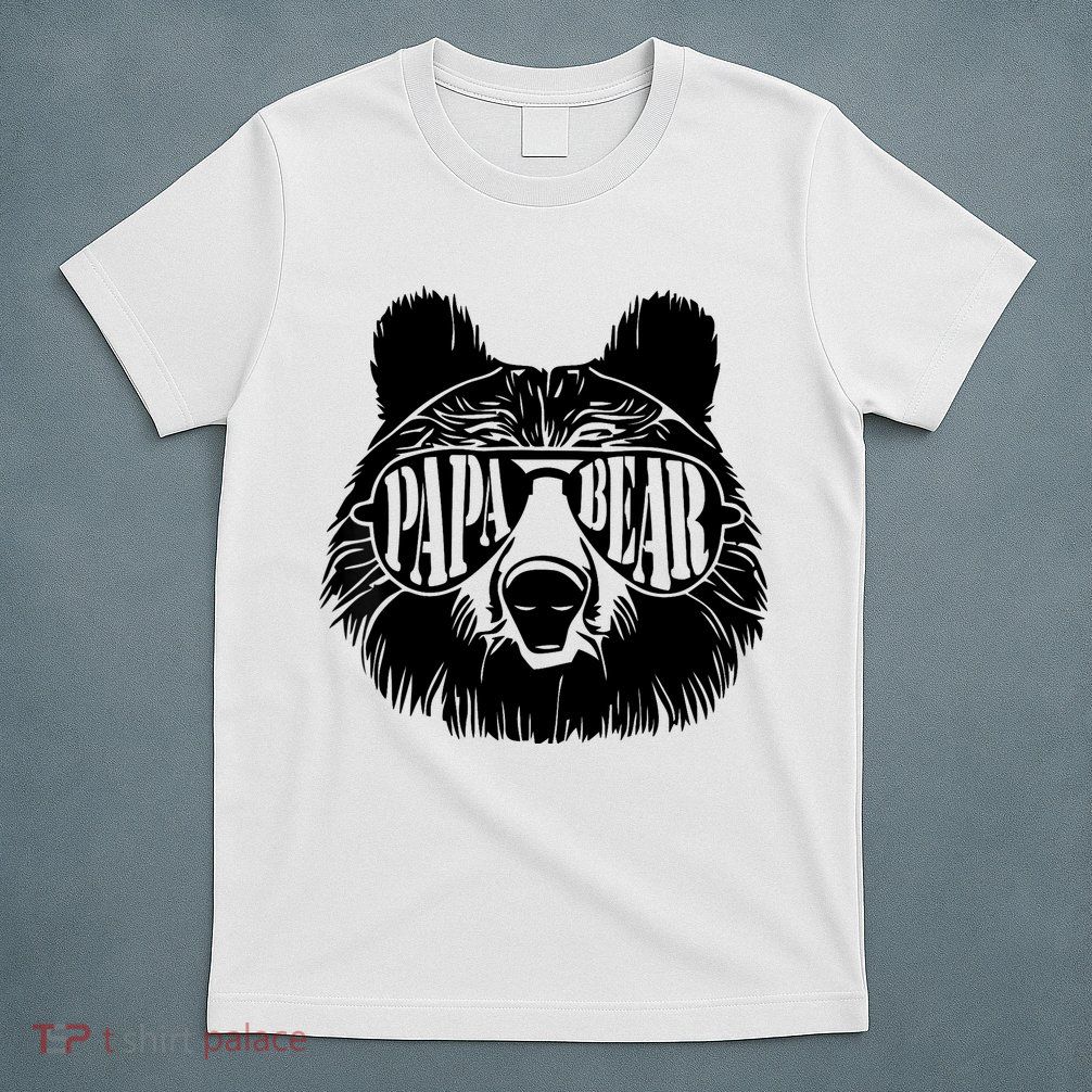 Papa Bear Sunglasses Father's Day Dad Grandpa T-Shirt
