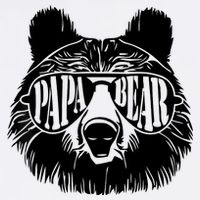 Papa Bear Sunglasses Father's Day Dad Grandpa Womens Tank Top