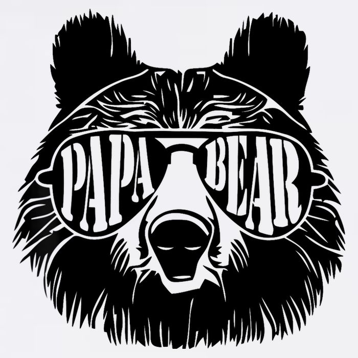 Papa Bear Sunglasses Father's Day Dad Grandpa Womens Tank Top