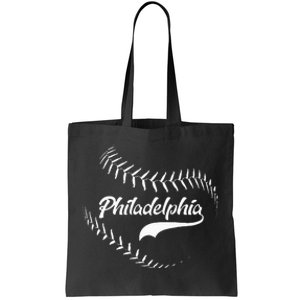 Philadelphia Baseball Swoosh Tote Bag