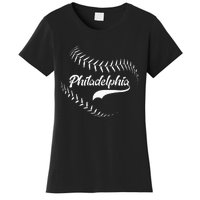 Philadelphia Baseball Swoosh Women's T-Shirt