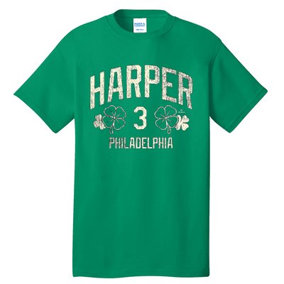 Philadelphia Baseball St. Patricks Clover Tall T-Shirt