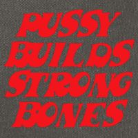 Pussy Builds Strong Bones Cotton Canvas Backpack