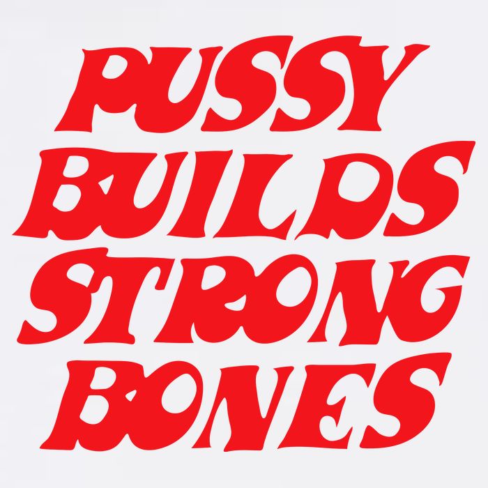 Pussy Builds Strong Bones T-Shirt