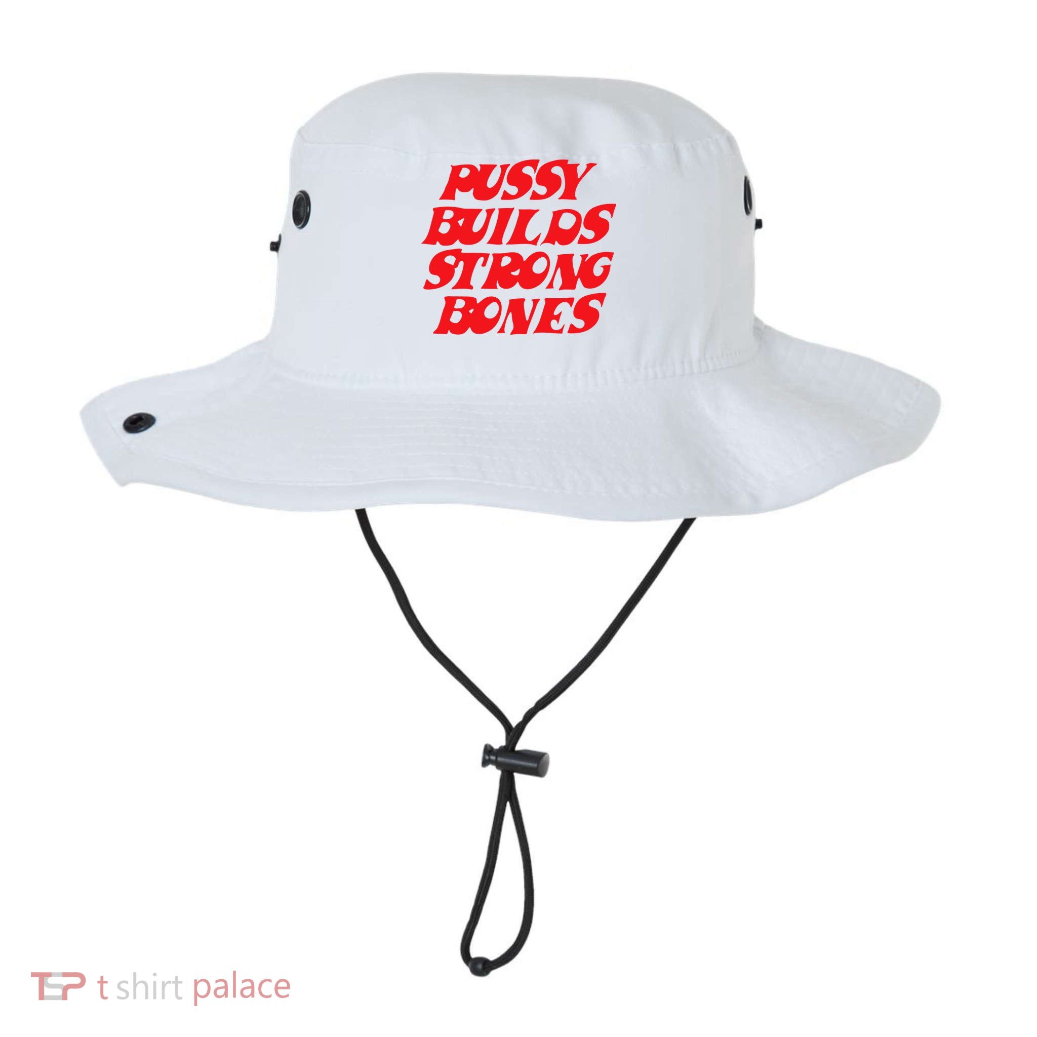 Pussy Builds Strong Bones Bucket Hat