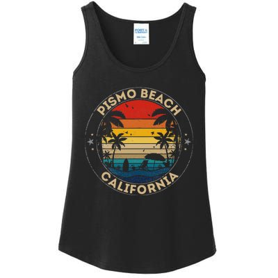 Pismo Beach Souvenir California Reminder Ladies Essential Tank