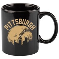 Pittsburgh Baseball Skyline Pennsylvania Player Coach Fan 11oz C Handle Ceramic Mug