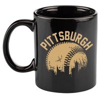 Pittsburgh Baseball Skyline Pennsylvania Player Coach Fan 11oz C Handle Ceramic Mug
