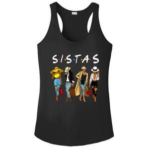 Proud Black Sistas Queen Melanin Afro African American Wo Ladies PosiCharge Competitor Racerback Tank