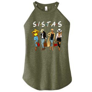 Proud Black Sistas Queen Melanin Afro African American Wo Women's Perfect Tri Rocker Tank