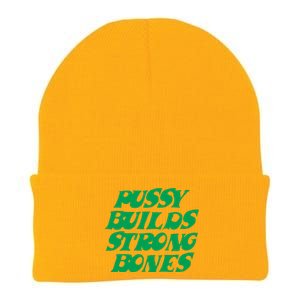 Pussy Builds Strong Bones 15 Knit Cap Winter Beanie