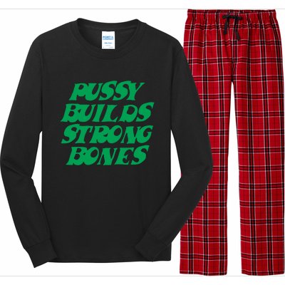 Pussy Builds Strong Bones 15 Long Sleeve Pajama Set