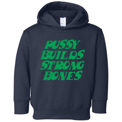 Pussy Builds Strong Bones 15 Toddler Hoodie