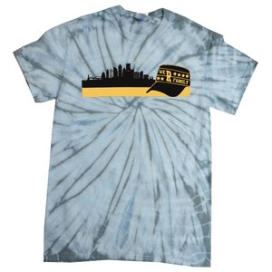 Pittsburgh Baseball Skyline We Are Family Tie-Dye T-Shirt