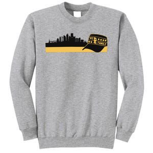 Pittsburgh Baseball Skyline We Are Family Tall Sweatshirt