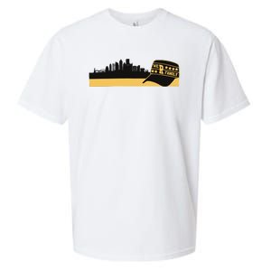 Pittsburgh Baseball Skyline We Are Family Sueded Cloud Jersey T-Shirt