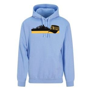 Pittsburgh Baseball Skyline We Are Family Unisex Surf Hoodie