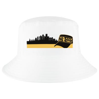 Pittsburgh Baseball Skyline We Are Family Cool Comfort Performance Bucket Hat