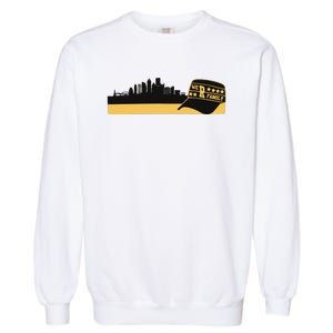 Pittsburgh Baseball Skyline We Are Family Garment-Dyed Sweatshirt