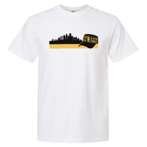 Pittsburgh Baseball Skyline We Are Family Garment-Dyed Heavyweight T-Shirt