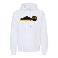 Pittsburgh Baseball Skyline We Are Family Premium Hoodie