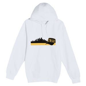 Pittsburgh Baseball Skyline We Are Family Premium Pullover Hoodie