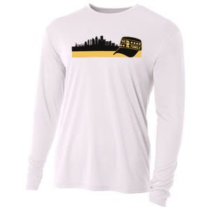 Pittsburgh Baseball Skyline We Are Family Cooling Performance Long Sleeve Crew