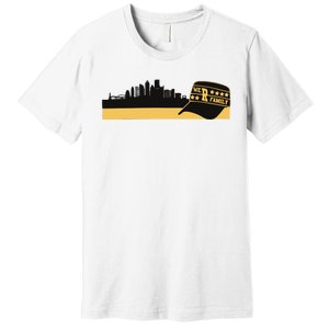 Pittsburgh Baseball Skyline We Are Family Premium T-Shirt