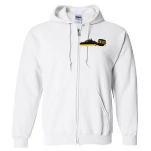 Pittsburgh Baseball Skyline We Are Family Full Zip Hoodie