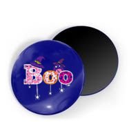 Pink Boo Spider WItch Hat Cute Scary Halloween Funny Magnet