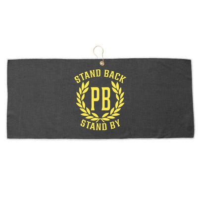 Proud Boys Stand Back Stand By Large Microfiber Waffle Golf Towel