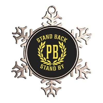 Proud Boys Stand Back Stand By Metallic Star Ornament