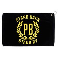 Proud Boys Stand Back Stand By Grommeted Golf Towel