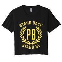 Proud Boys Stand Back Stand By Women's Crop Top Tee