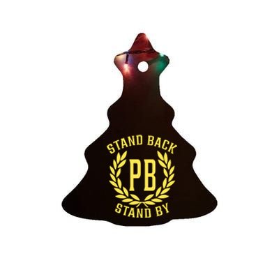 Proud Boys Stand Back Stand By Ceramic Tree Ornament